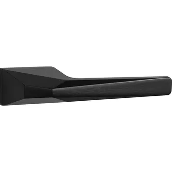 Dveřní kování TI - SAFIR - RT5 4155 bez spodní rozety, klika/klika BS - Černá matná (153)