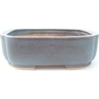 Květináč Keramická bonsai miska 13,5 x 12 x 4 cm modrá 1397-M24-5255