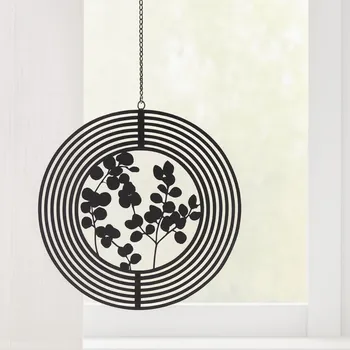 Svícen BOLTZE Závěsná kovová černá dekorace Ypso