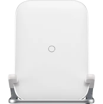 Baseus - bezdrátová nabíječka 15W bílá