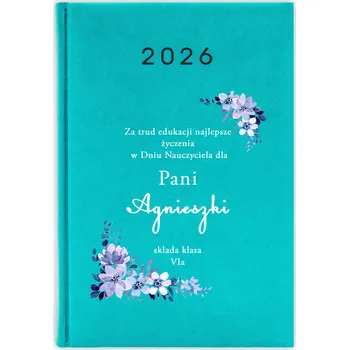 Kalendář Knižkový kalendář 2026 A5 FunnyCase modrý