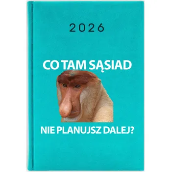 Kalendář Knižkový kalendář 2026 A5 FunnyCase modrý
