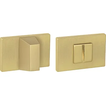 Dveřní kování TI - ROZETA - RT5 rozety WC OLM - Zlatá matná (208)