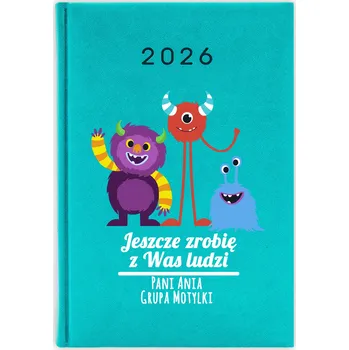 Kalendář Knižkový kalendář 2026 A5 FunnyCase modrý