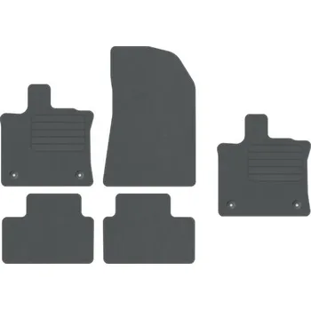 autokoberec Kobercové rohožky Edecor velurové 5 ks