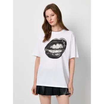 Oblečení a móda Tričko s&nbsp;potiskem - L - House - bílý - 057GT-00X