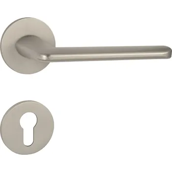 Dveřní kování TI - ELIPTICA - R 3098 5S klika/klika, rozety PZ NP - Nikl perla (142)