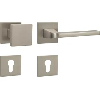 MPK - VIVA - HR SQ6 rozety PZ, madlo/klika pravá NP - Nikl perla