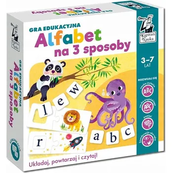 Výuková hračka POHÁDKA PRO NEJMENŠÍ KAPITAN NAUKA ABECEDA 3 ZPŮSOBY VYSOCE KVALITNÍ