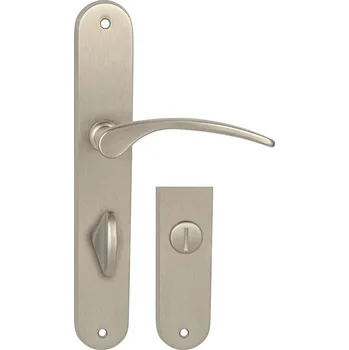 MPK - LAURA klika/klika, WC klíč, 90 mm NP - Nikl perla