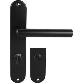 MPK - FAVORIT - SO klika/klika, WC klíč, 72 mm BS - Černá matná