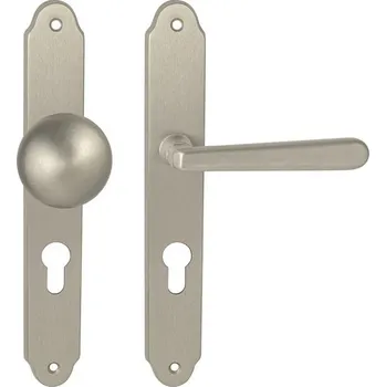 MPK - ALT WIEN PZ otvor pro vložku, 90 mm, koule/klika pravá NP - Nikl perla