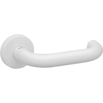 Dveřní kování TI - COSLAN - R 2000 klika/klika, bez spodní rozety WS - Bílá matná (152)