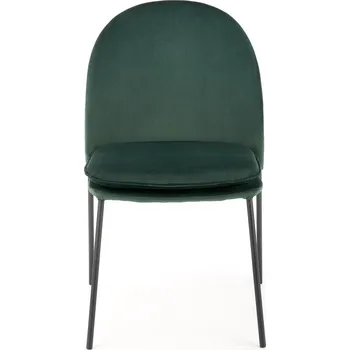 Moderní jídelní židle Halmar K443 tmavě zelená (1p=4szt)