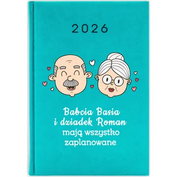 Kalendář Knižkový kalendář 2026 A5 FunnyCase modrý
