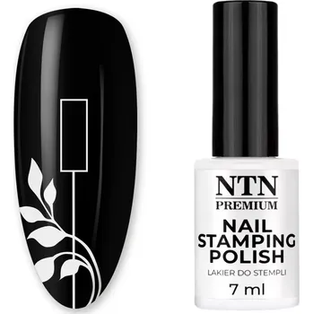 Přípravek na nehty Razítkovací lak na nehty – lak na razítka BÍLÝ, 7ml (NTN Bílý razítkovací lak 7ml)