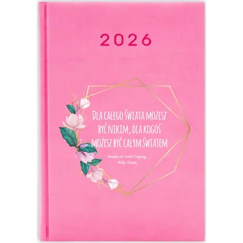 Kalendář Knižkový kalendář 2026 A5 FunnyCase růžový