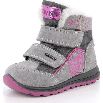 Dívčí zimní obuv PRIMIGI dívčí zimní obuv 6855266 šedá/růžová GORETEX 26