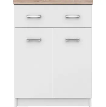 Komoda MIXIO komoda 2D1S-60 bílá/dub sonoma