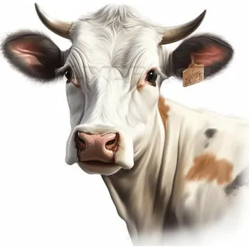 Nažehlovačka Kráva hlava - 12 x 11 cm