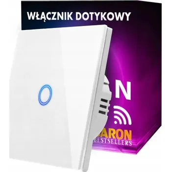 vypínač Dotykový vypínač světla WIFI, jednoduchý, BÍLÝ ZN