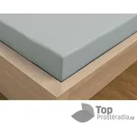 Jersey prostěradlo s lycrou DeLuxe 180x200 světle šedé
