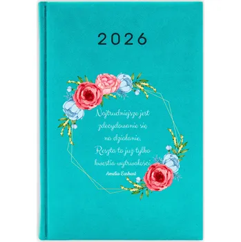 Kalendář Knižkový kalendář 2026 A5 FunnyCase modrý