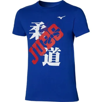 Pánské tričko Mizuno Judo Tee - Navy Velikost: M