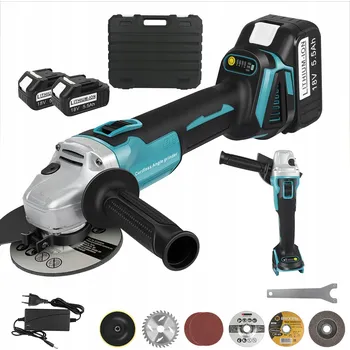 úhlová bruska Bruska Úhlová bruska 125mm KOTOUČ 1100W nastavitelná + 2 baterie