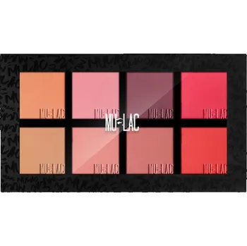 Rozjasňovač Mulac Cosmetics Moody Blushes paleta tvářenek 8x6 g