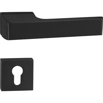 Dveřní kování TI - MELODY - RT5 3099 rozety PZ, klika/klika BS - Černá matná (153)