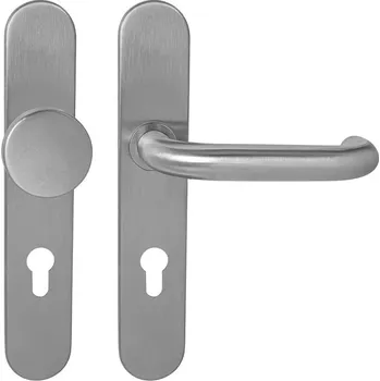 MPK - COSLAN SPECIÁL - SOD PZ otvor pro vložku, 90 mm, koule/klika pravá BN - Broušená nerez