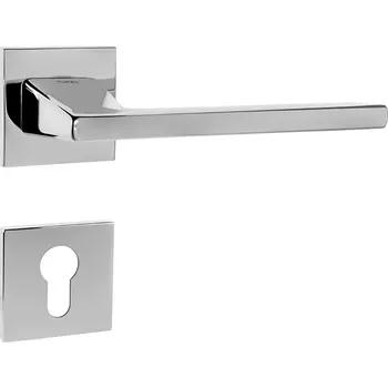 Dveřní kování TI - JUNIOR - HR 4140Q 5S rozety PZ, klika/klika OC - ​​Chrom lesklý (03)