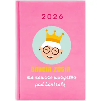 Kalendář Knižkový kalendář 2026 A5 FunnyCase růžový