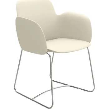 VONDOM Béžové plastové zahradní křeslo PEZZETTINA