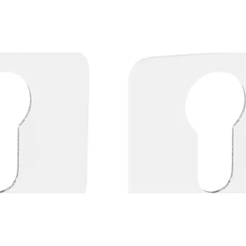 Dveřní kování GK - ROZETA ONE - HR rozety PZ WS - Bílá matná (79)