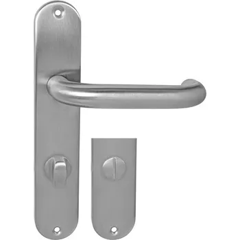 MPK - COSLAN - SO klika/klika, WC klíč, 90 mm BN - Broušená nerez