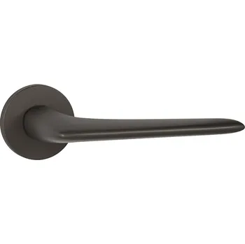 Dveřní kování TI - OPTIMAL - R 4164 5S klika/klika, bez spodní rozety T - Titan (141)