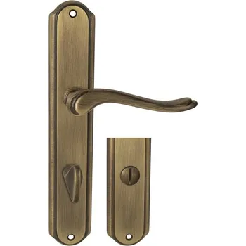 MPK - ROMEO - SO klika/klika, WC klíč, 72 mm OGS - Bronz česaný matný