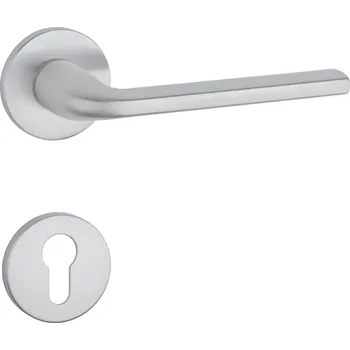 Dveřní kování AT - OLEANDRO - R 7S klika/klika, rozety PZ OCS - Chrom broušený