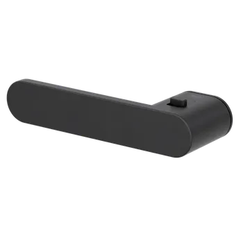 Dveřní kování GK - AVUS ONE S2L s uzamykáním bez spodní rozety, klika/klika s uzamykáním levá Grafit černá (28)