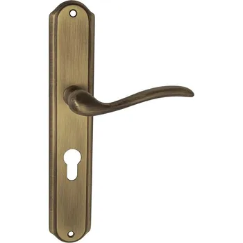 MPK - JULIA - SO PZ otvor pro vložku, klika/klika, 90 mm OGS - Bronz česaný matný