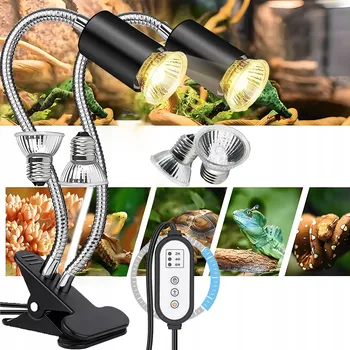 Osvětlení do terária VÝHŘEVNÁ LAMPA DO TERÁRIA E27 UVA UVB PRO ZVÍŘATA A AKVÁRIA