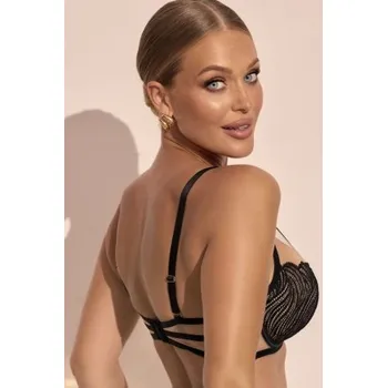 Podprsenka Push-up podprsenka Kinga Harmony - braletka Černá 75C