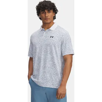 Pánské tričko Under Armour Pánské tričko UA Matchplay Printed Polo 1377377-110 Bílá MD