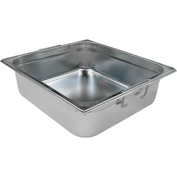 Nádoba na pečení Gastronádoba nerezová plná GN 2/3 s úchyty 352 x 325 mm, hloubka: 100 mm