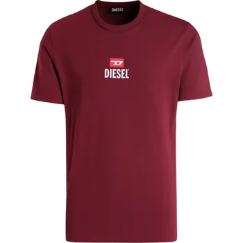 DIESEL D Burgundy tričko XS Vínová