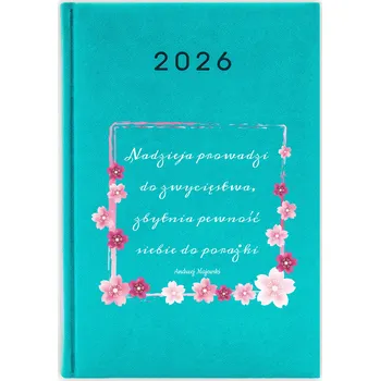 Kalendář Knižkový kalendář 2026 A5 FunnyCase modrý