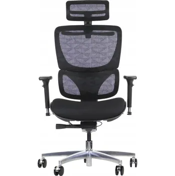 Ergonomická otočná kancelářská židle ErgoNew S1A(2) s látkovým sedákem