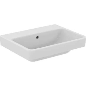 Umyvadlo Ideal Standard i.Life B Umyvadlo 55x44 cm, s přepadem, bez otvoru pro baterii, bílá